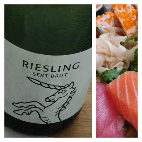 Riesling Brut, hervorragend zu Sushi – Weingut Frey (5/10)