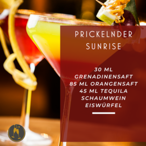 Prickelnde Cocktails - Sunrise 